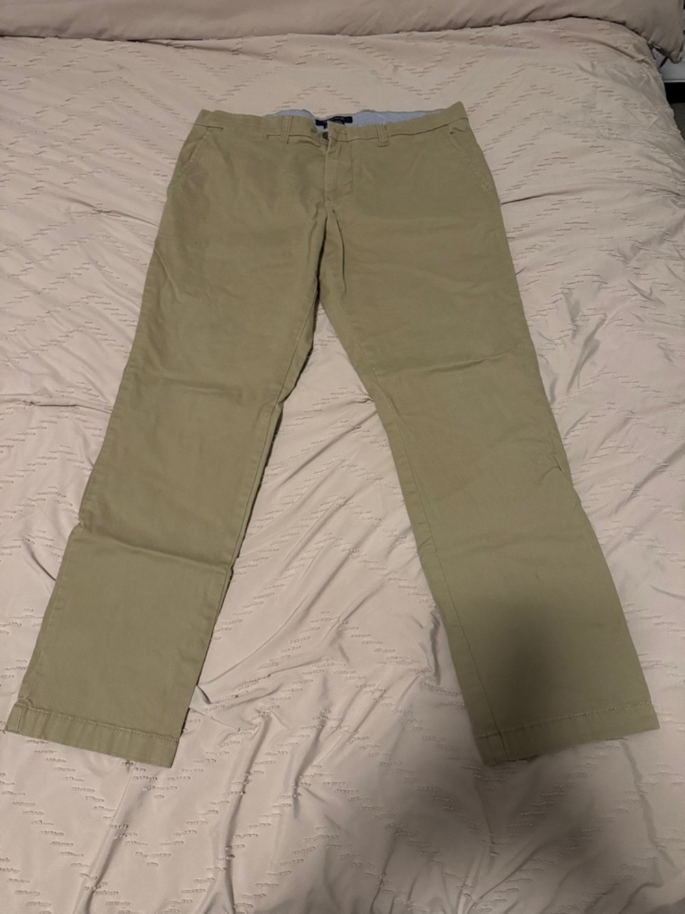 Men's Khaki Casual Pants Tommy Hilfiger